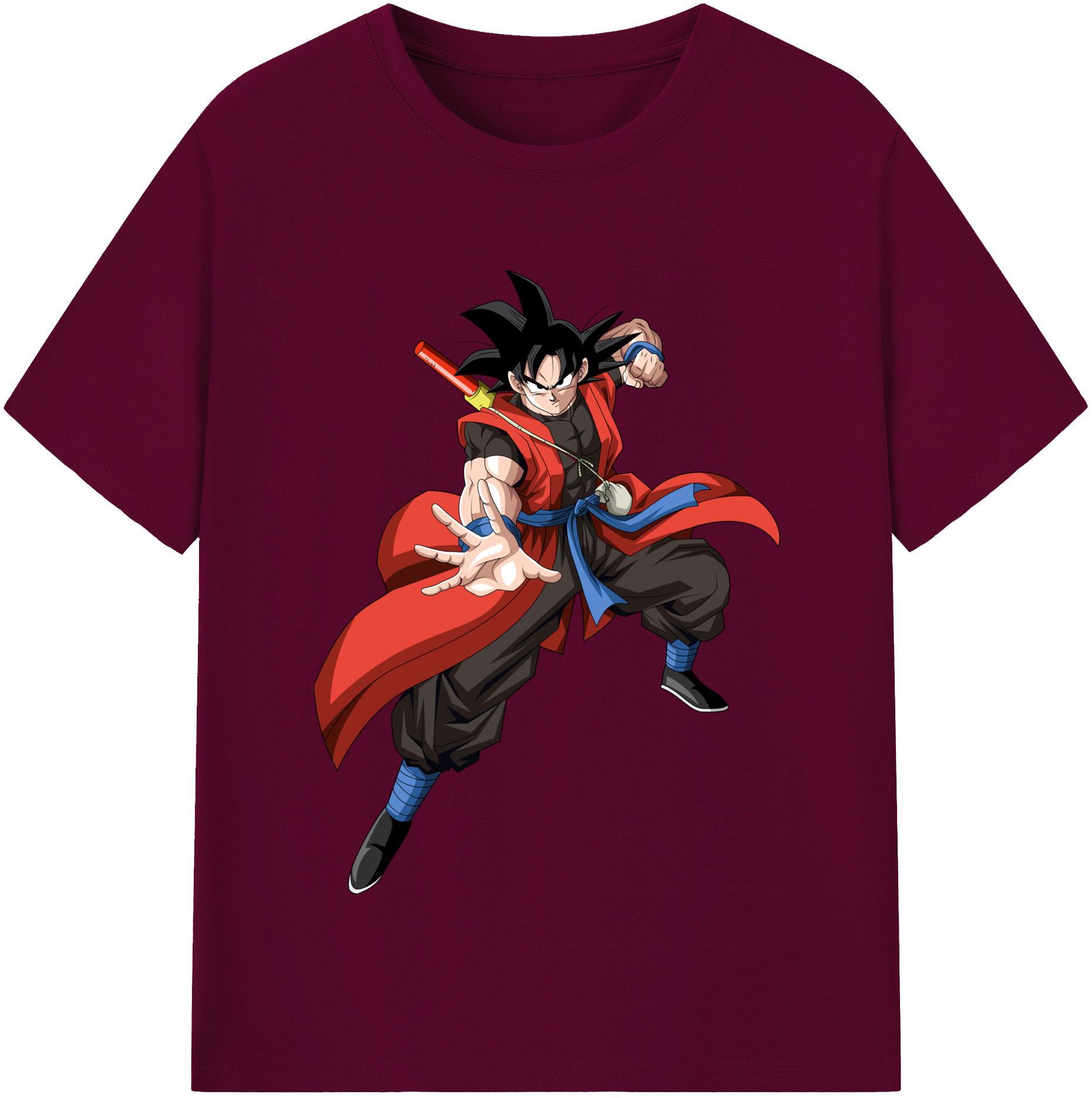 （画像用） ドラゴンボール 孫悟空（そん ごくう）Son Goku カカロット DRAGON BALL Kakarotto レディースカジュアルプリントTシャツ（綿100％）